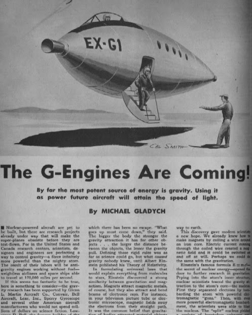 The G-Engines Are Coming, 1958